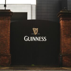 black Guinness gate